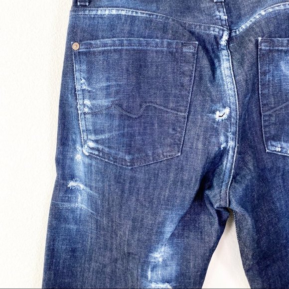 *SOLD* 7 For All Mankind Skinny Distressed Jeans - Picture 8 of 8